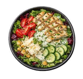 Frischer Salat bei Lazeez
